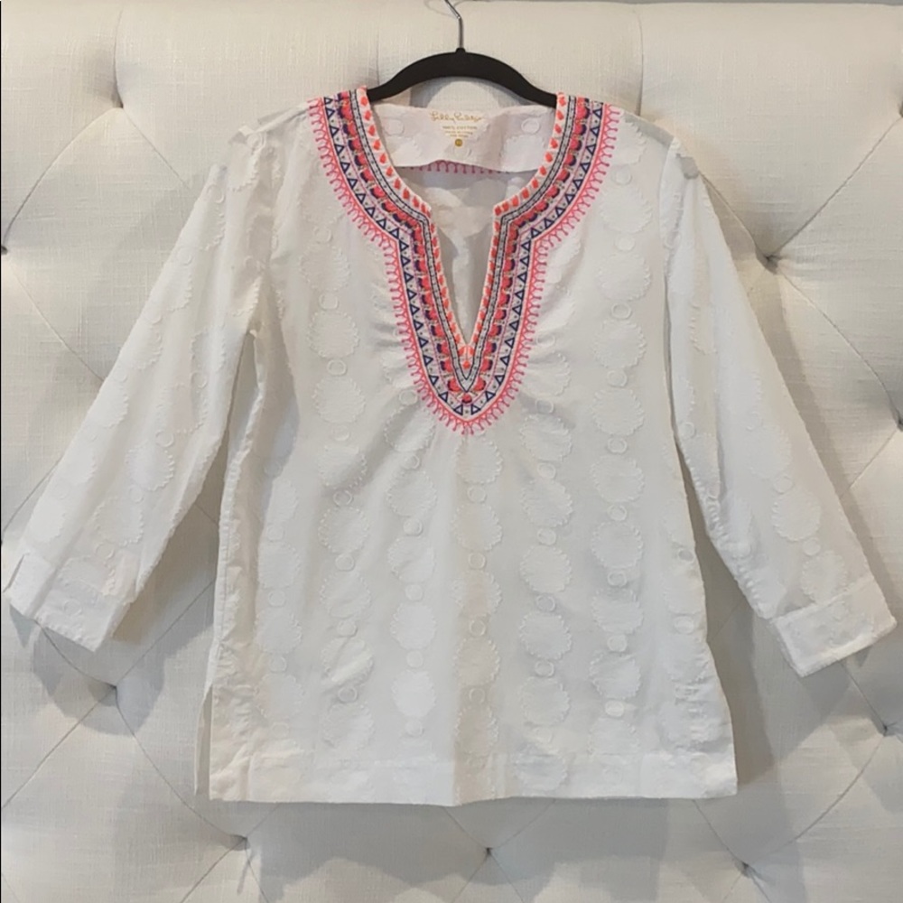 Lilly Pulitzer Embroidery Tunic